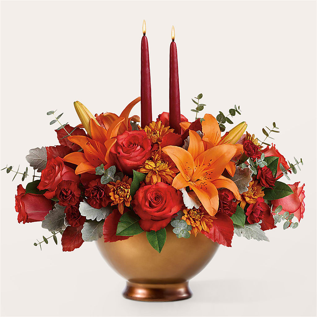 Fruits of Fall Centerpiece – PAULINE'S BLOOMERS, Brunswick ME