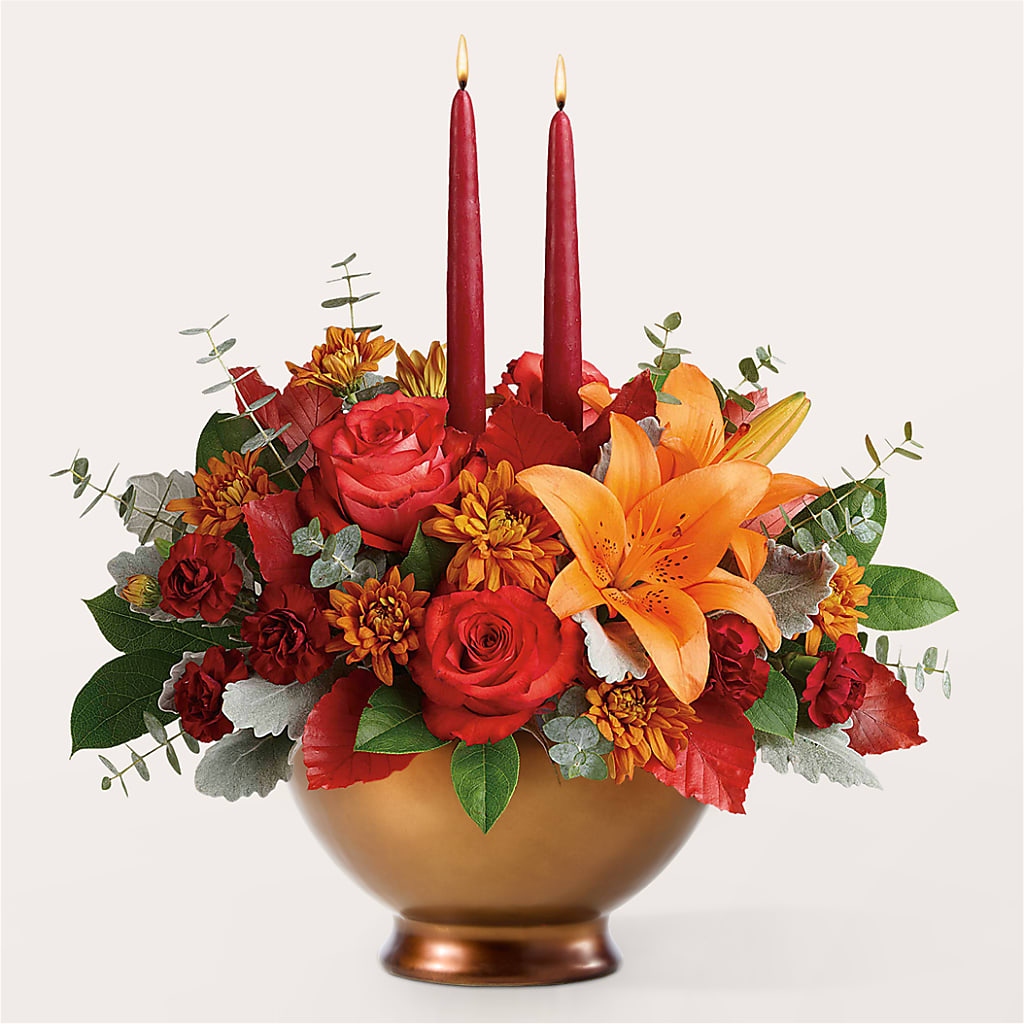 Fruits of Fall Centerpiece – PAULINE'S BLOOMERS, Brunswick ME
