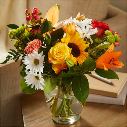 Fall Delight – A Florist Original – PAULINE'S BLOOMERS, Brunswick ME