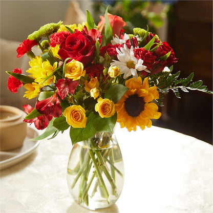 Fall Delight – A Florist Original – PAULINE'S BLOOMERS, Brunswick ME