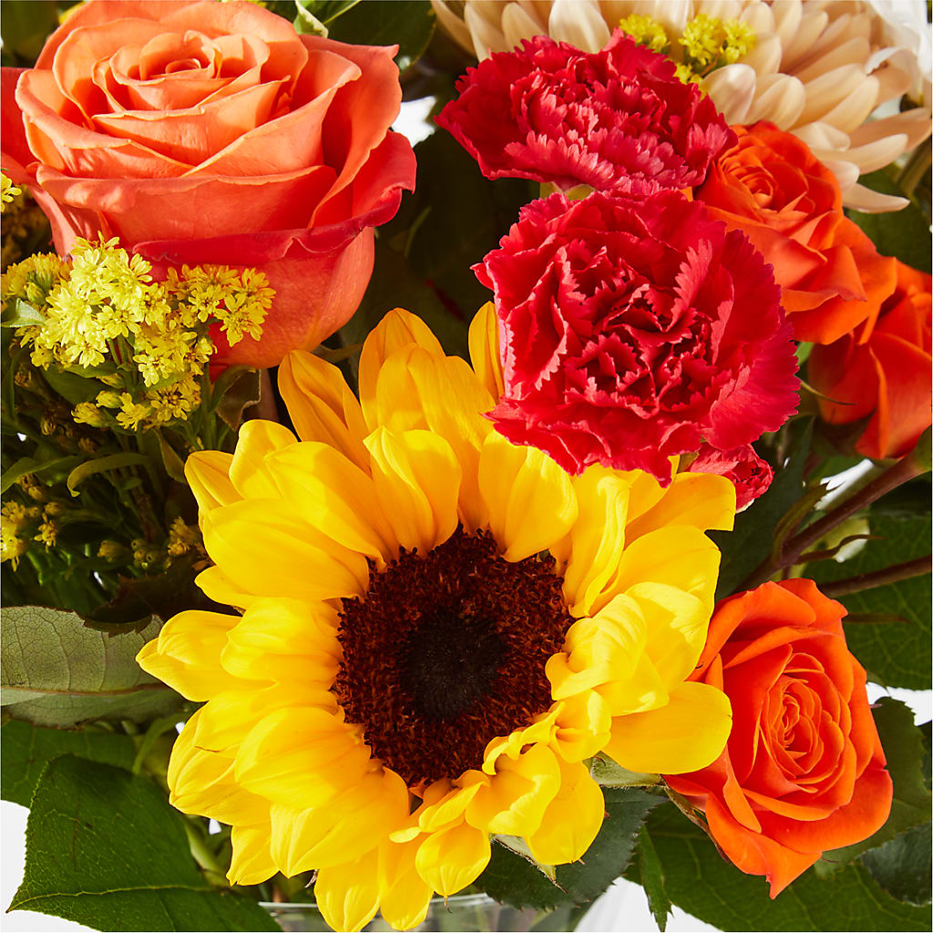 Fall Delight – A Florist Original – PAULINE'S BLOOMERS, Brunswick ME