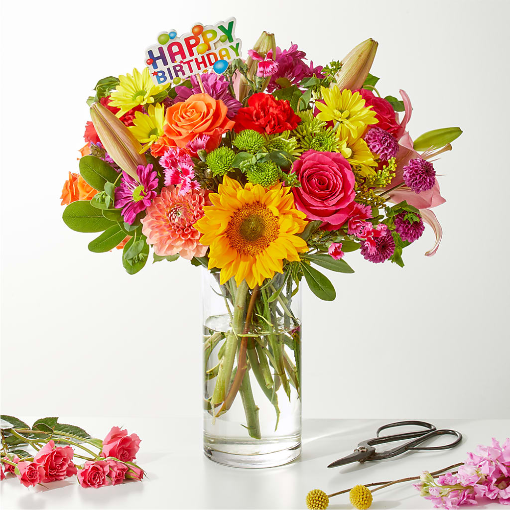 Cue the Confetti - A Florist Original – PAULINE'S BLOOMERS, Brunswick ME
