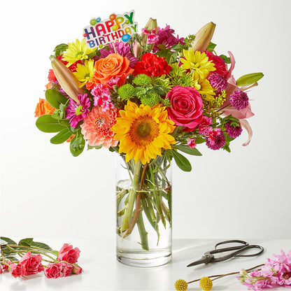 Cue the Confetti - A Florist Original – PAULINE'S BLOOMERS, Brunswick ME