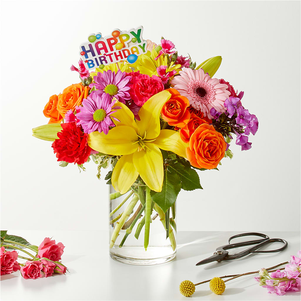 Cue the Confetti - A Florist Original – PAULINE'S BLOOMERS, Brunswick ME