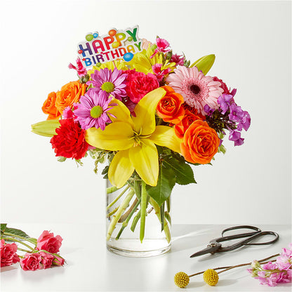 Cue the Confetti - A Florist Original – PAULINE'S BLOOMERS, Brunswick ME