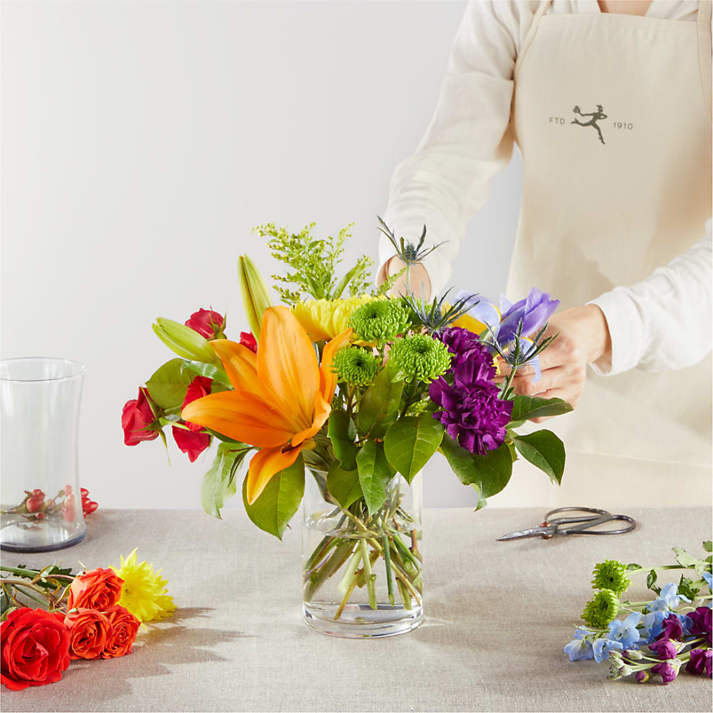 Summer Spectra - A Florist Original – PAULINE'S BLOOMERS, Brunswick ME