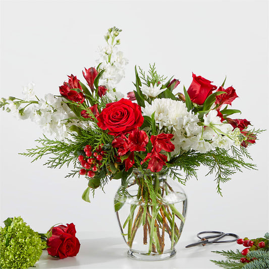 Merry Moment Bouquet – A Florist Original – PAULINE'S BLOOMERS, Brunswick ME