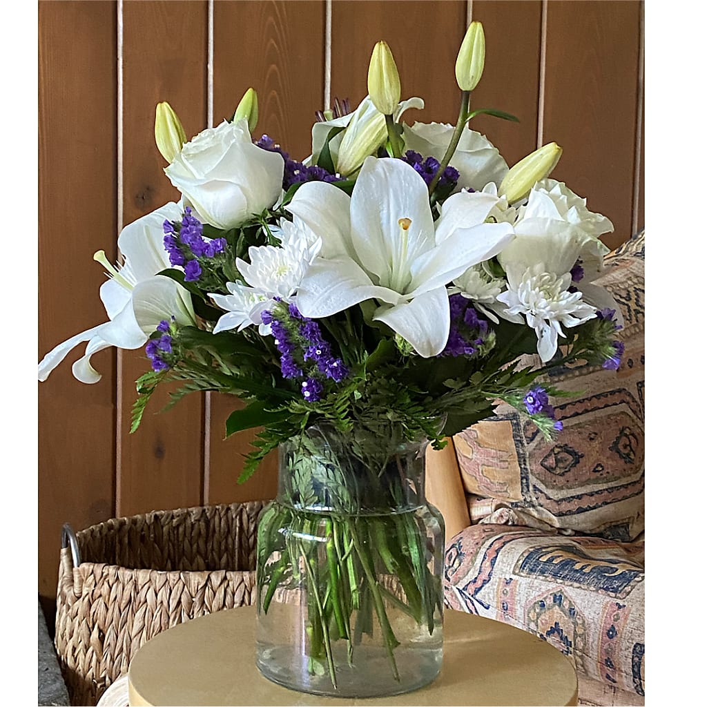 Beyond Blue Bouquet – PAULINE'S BLOOMERS, Brunswick ME