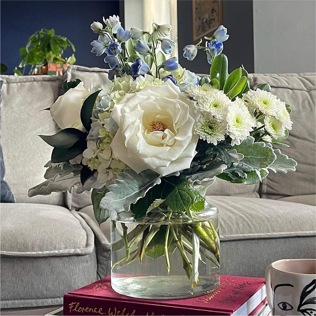 Clear Skies Bouquet – PAULINE'S BLOOMERS, Brunswick ME