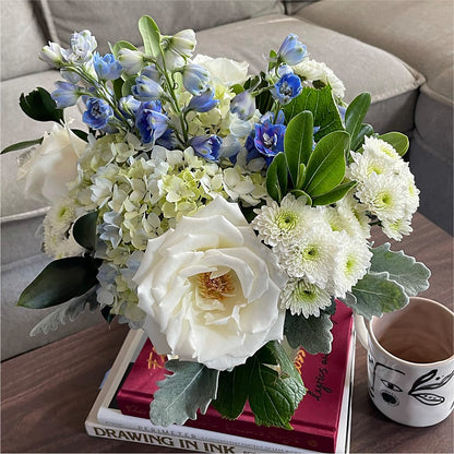 Clear Skies Bouquet – PAULINE'S BLOOMERS, Brunswick ME