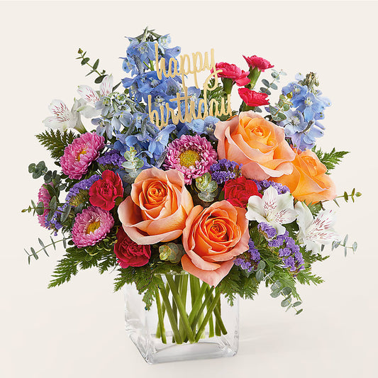 Birthday Bash Bouquet – PAULINE'S BLOOMERS, Brunswick ME