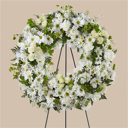 Faithful Wishes Wreath – PAULINE'S BLOOMERS, Brunswick ME