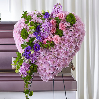 Treasured Love Standing Heart – PAULINE'S BLOOMERS, Brunswick ME