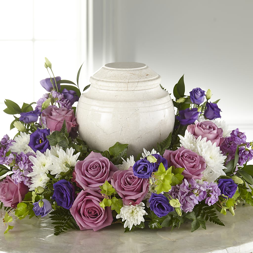 Blooming Sympathy Cremation Adornment – PAULINE'S BLOOMERS, Brunswick ME