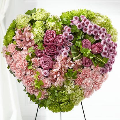Heartwarming Standing Heart – PAULINE'S BLOOMERS, Brunswick ME