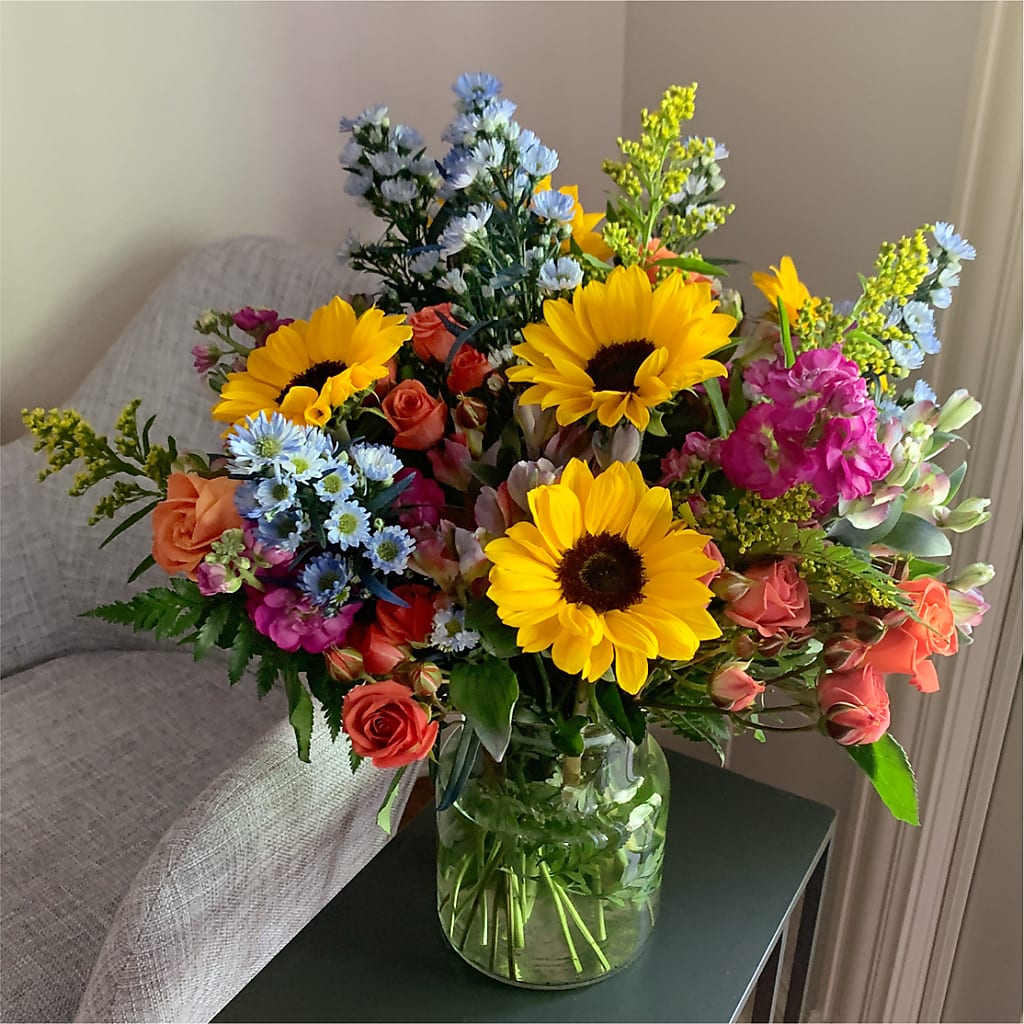 Rays of Life Bouquet – PAULINE'S BLOOMERS, Brunswick ME