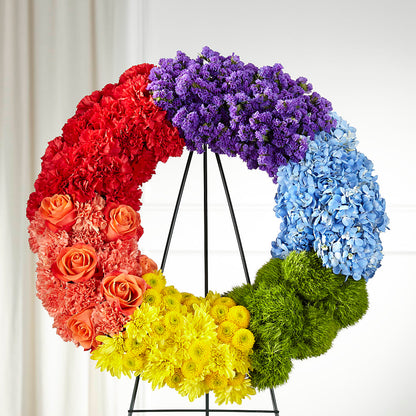 Circle of Love Wreath – PAULINE'S BLOOMERS, Brunswick ME