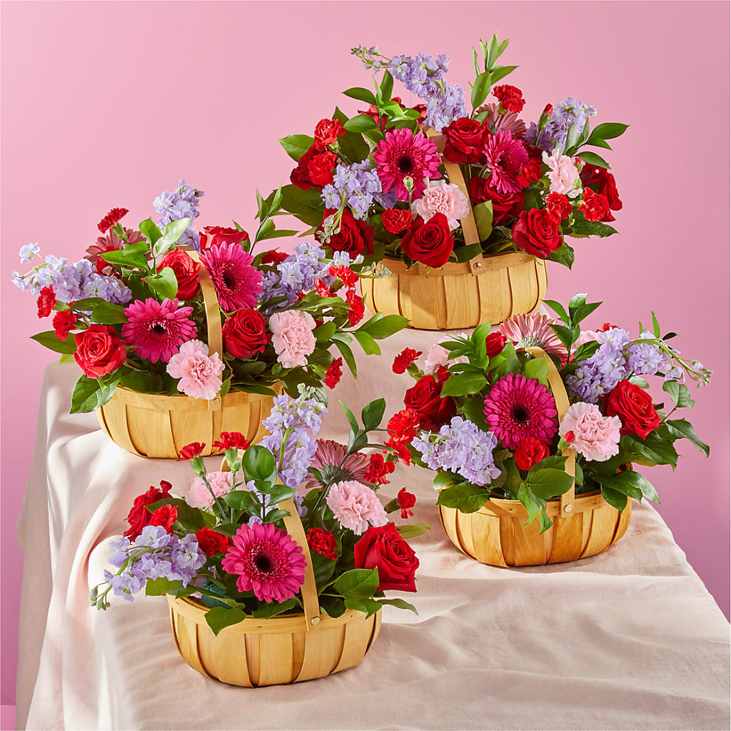 Pink Picnic Basket – PAULINE'S BLOOMERS, Brunswick ME