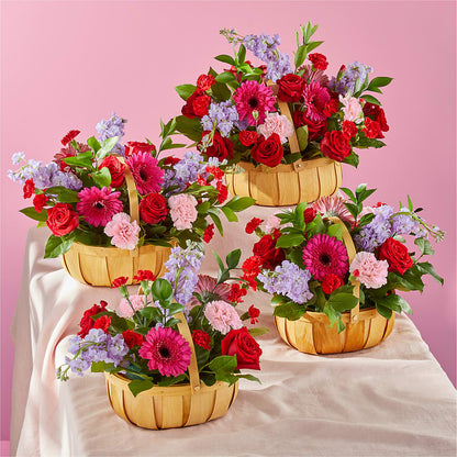 Pink Picnic Basket – PAULINE'S BLOOMERS, Brunswick ME