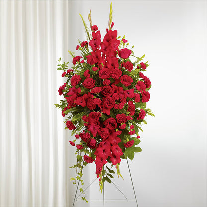 From the Heart Standing Spray – PAULINE'S BLOOMERS, Brunswick ME