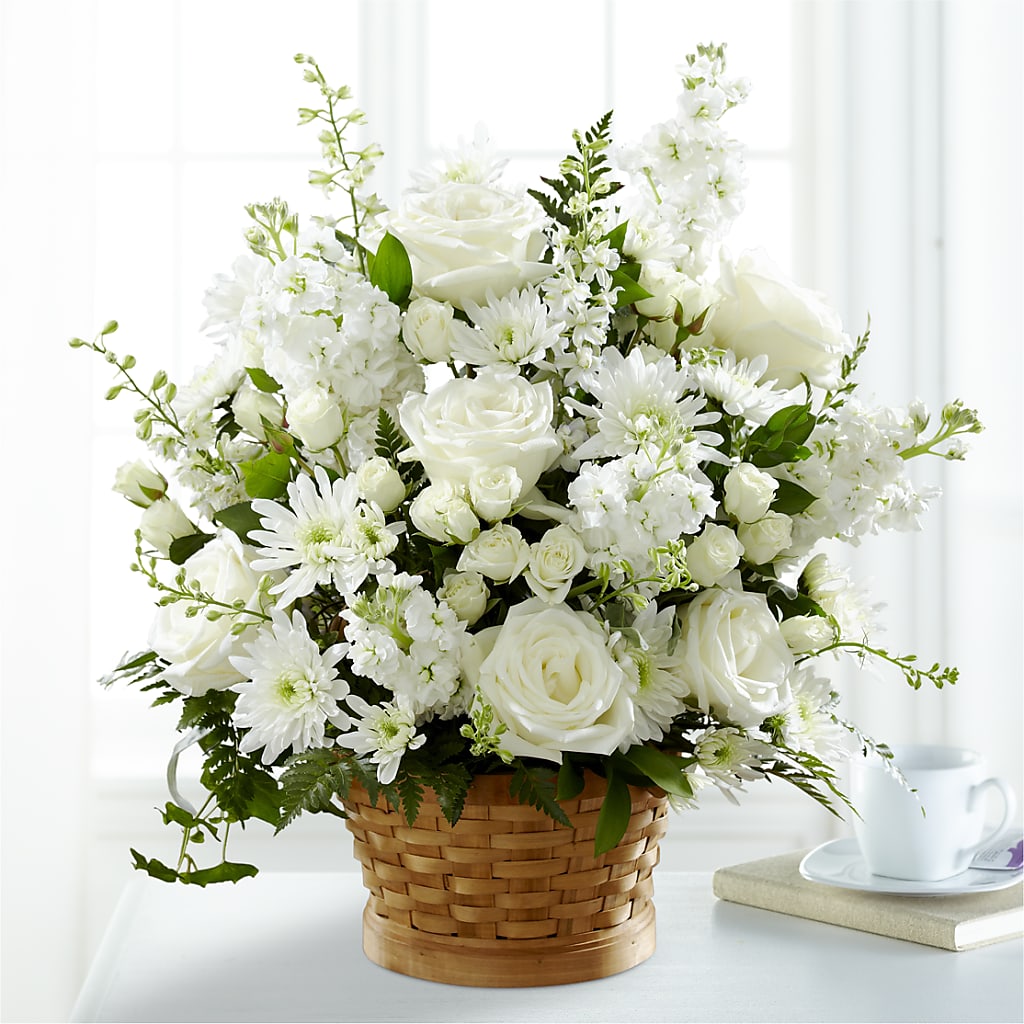 Heartfelt Condolences Arrangement – PAULINE'S BLOOMERS, Brunswick ME