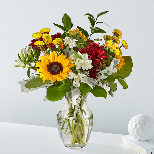 Prairie Sunrise Bouquet – PAULINE'S BLOOMERS, Brunswick ME