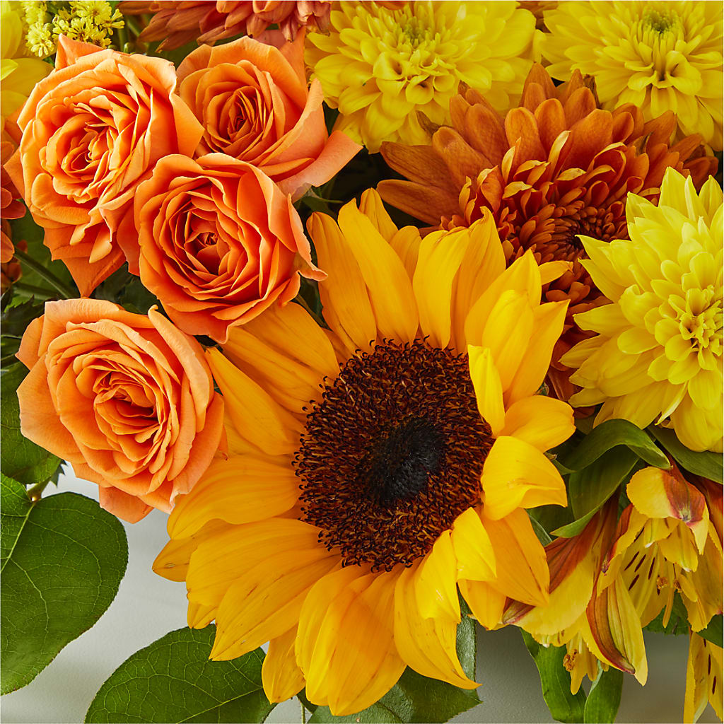 Autumn Harmony Centerpiece – PAULINE'S BLOOMERS, Brunswick ME