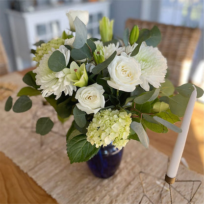 Snowy Dreams Bouquet – PAULINE'S BLOOMERS, Brunswick ME
