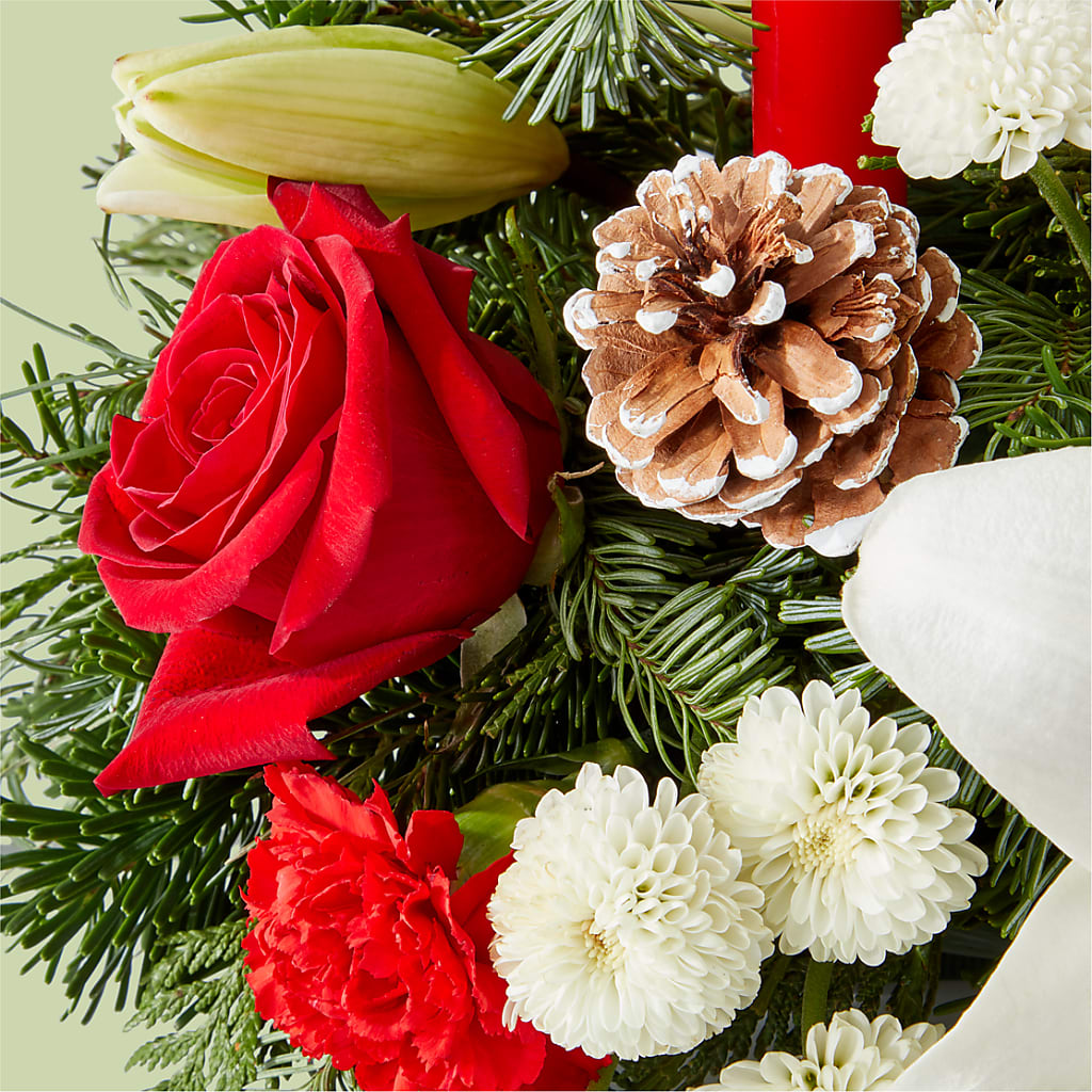 Seasonal Festivities Centerpiece – PAULINE'S BLOOMERS, Brunswick ME