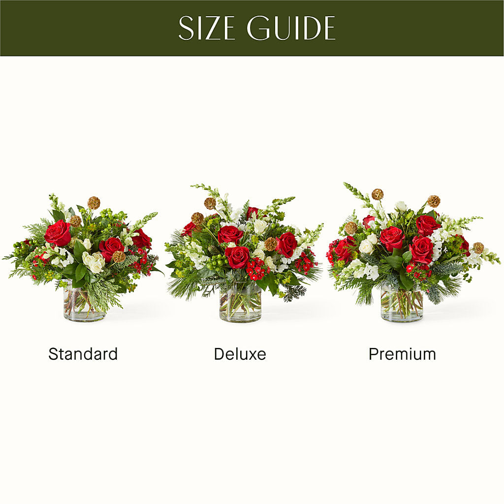 Deck the Halls Bouquet – PAULINE'S BLOOMERS, Brunswick ME