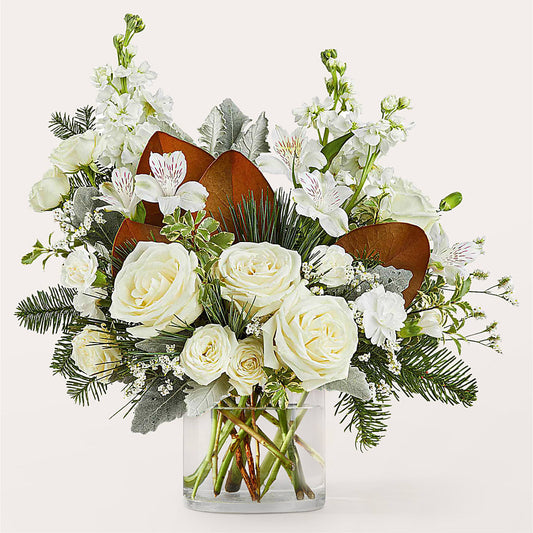 Fresh Snowfall Bouquet – PAULINE'S BLOOMERS, Brunswick ME