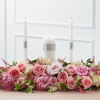 Worldwide Romance Unity Candle Arrangement – PAULINE'S BLOOMERS, Brunswick ME