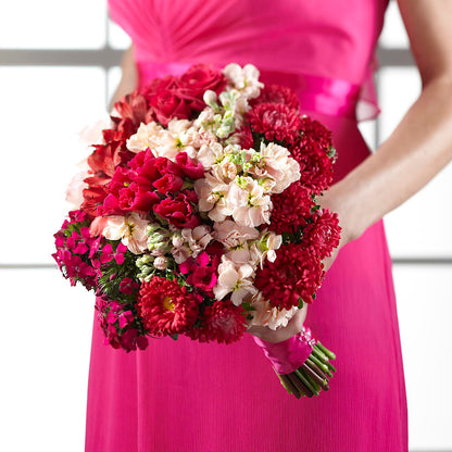 Pink Effervescence Bouquet – PAULINE'S BLOOMERS, Brunswick ME