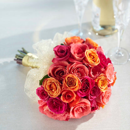 Sweet Roses Bouquet – PAULINE'S BLOOMERS, Brunswick ME