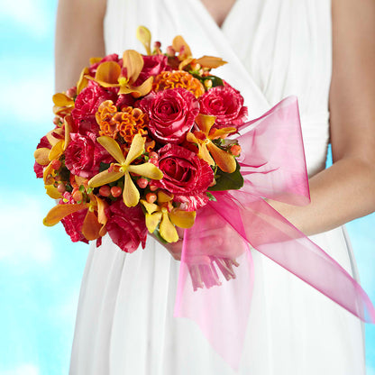Brilliant Shades of Love Bouquet – PAULINE'S BLOOMERS, Brunswick ME
