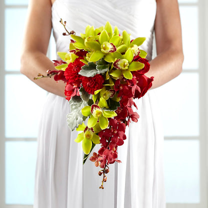 Elegant Orchid Bouquet – PAULINE'S BLOOMERS, Brunswick ME