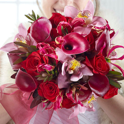 Heart of Hearts Bouquet – PAULINE'S BLOOMERS, Brunswick ME