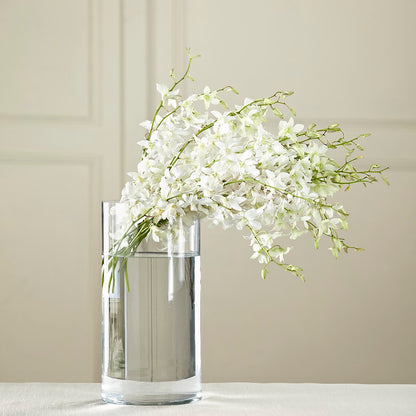White Dendrobium Bouquet – PAULINE'S BLOOMERS, Brunswick ME